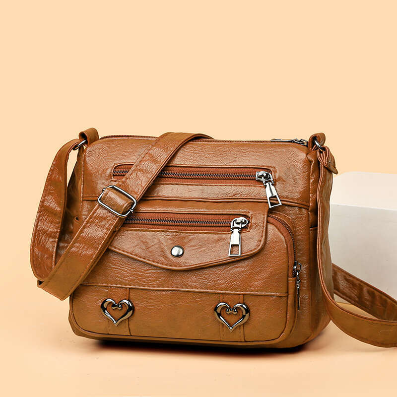 Designer Bag The Middle-Aged And Old People Use Thelarge-Capacity Multi-Pocket Cross-Bodybag