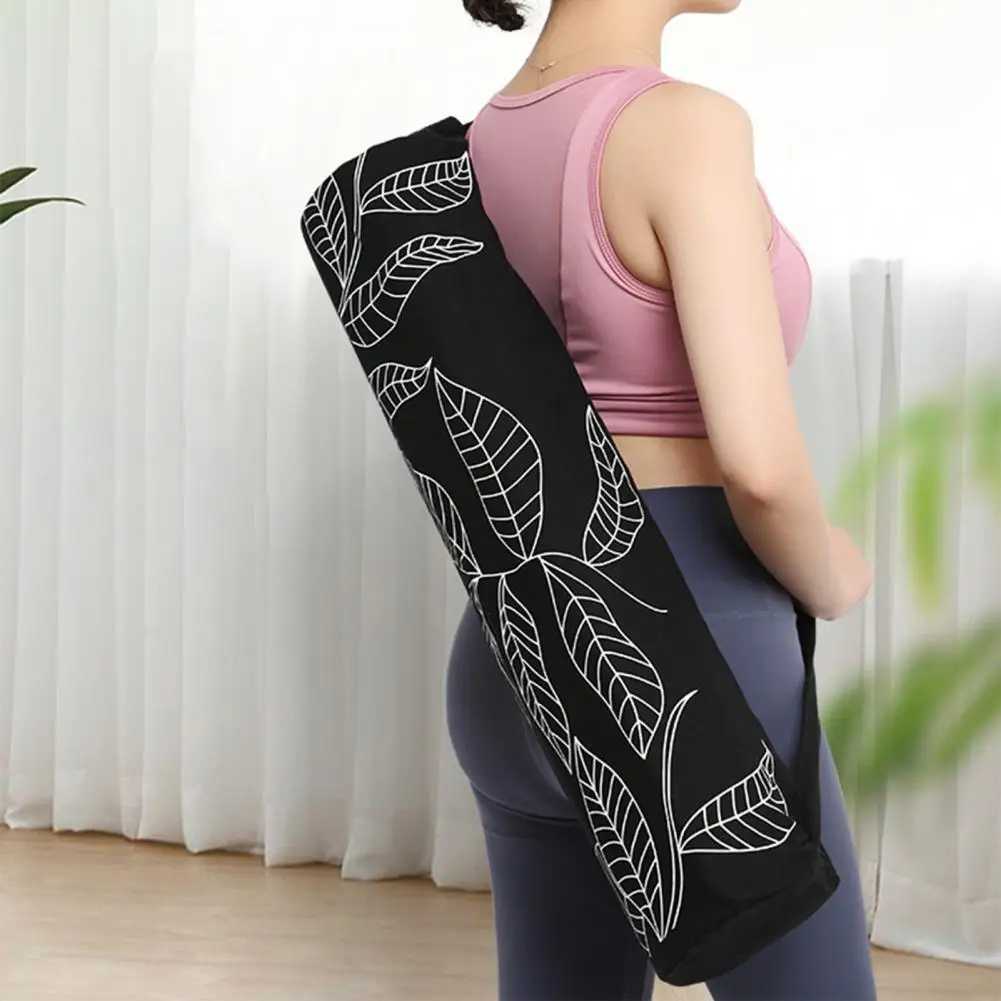 Large acity af Print Sports Yoga Bag Polyester Cotton Canvas Gym Bag Sports Travel Duffel Bags for Yoga FitnXJ241106