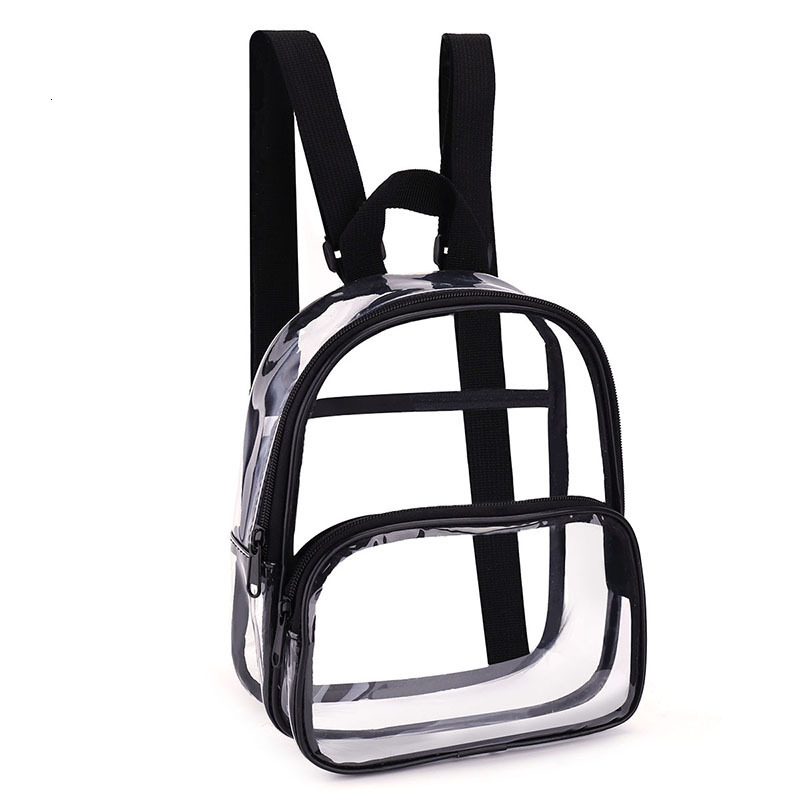 Backpack Stadium Approved Shoulder Straps, Small Clear Bag For Schools, Concerts, Work, Festivals And Sporting Events