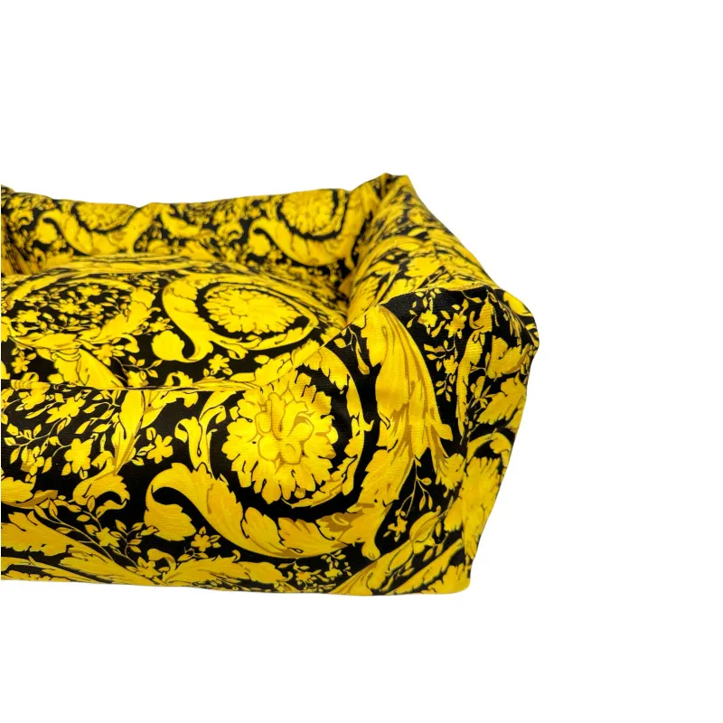 2025 new Designer Kennels Dog Fashion Pet Bed Yellow Color Cat Nest Size S M L Detachable Removable hine Washable For Pets