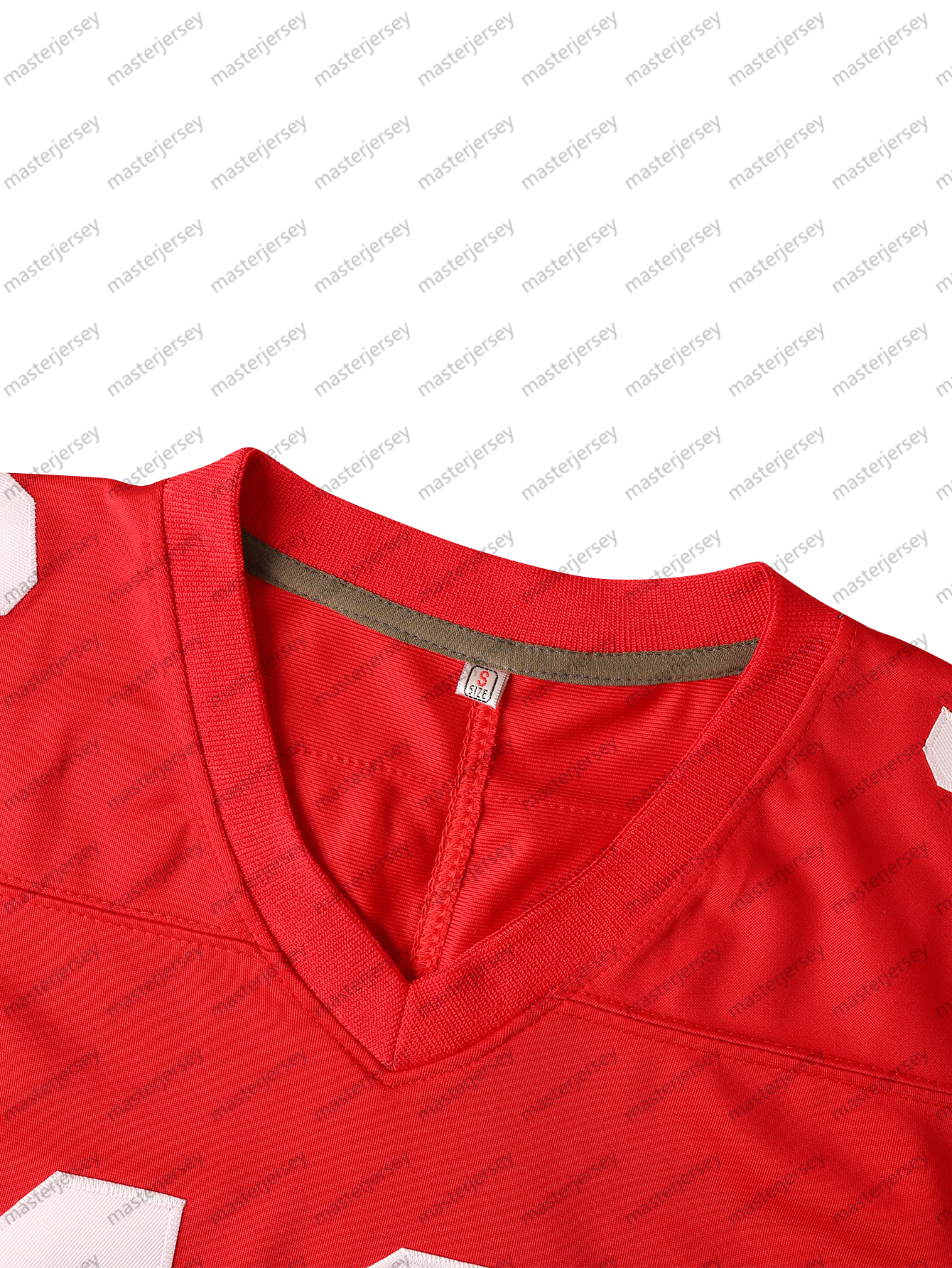 #13 PURDY Comfy V-Neck Football Jerseys Men Mesh Embroidery for Training and Competition Breathable Moisture-Wicking Short Sleeve Top for Active jerse