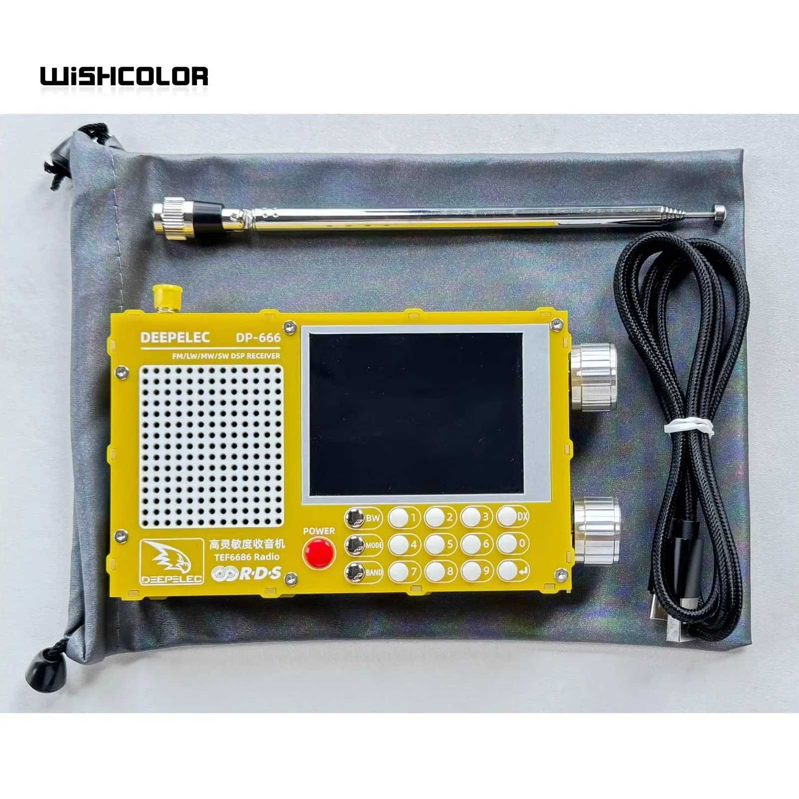 Radio Hamgeek DP-666 TEF6686 Ra High Sensitivity Fl Band FM AM LW MW SW Shortwave 32 Receiver Z241106