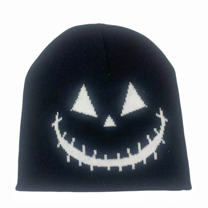 High quality design, men and women Pumpkin funny pattern yarn knitted casual, fashionable, warm resistant new autumn and winter cold hat