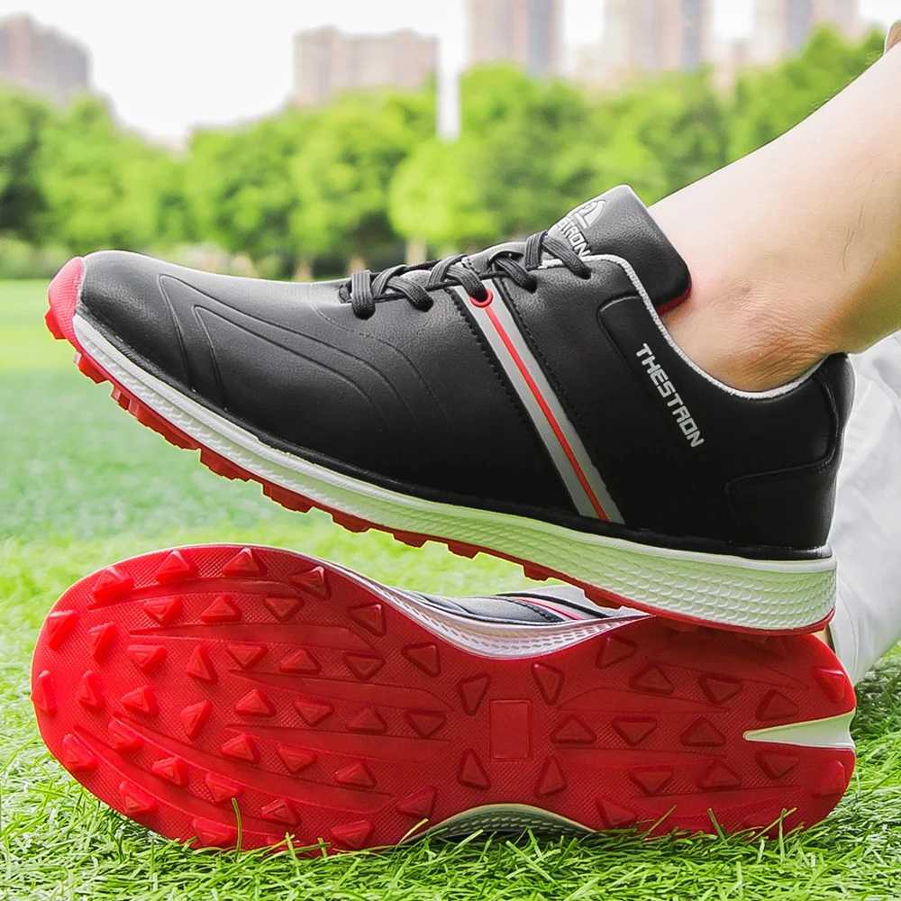 Mens waterproof golf shoes large-sized professional mens golf sports shoes lightweight outdoor golf coaching machine 2022 Y241106