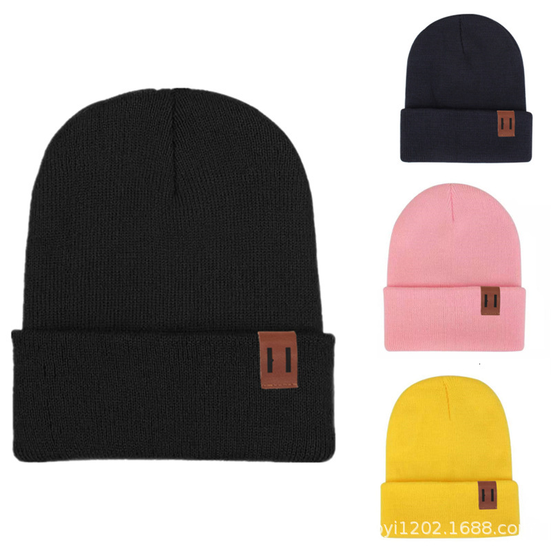 High quality design, knitted hat pile men's and women's double-layer elastic hat, hip-hop rolled edge hat
