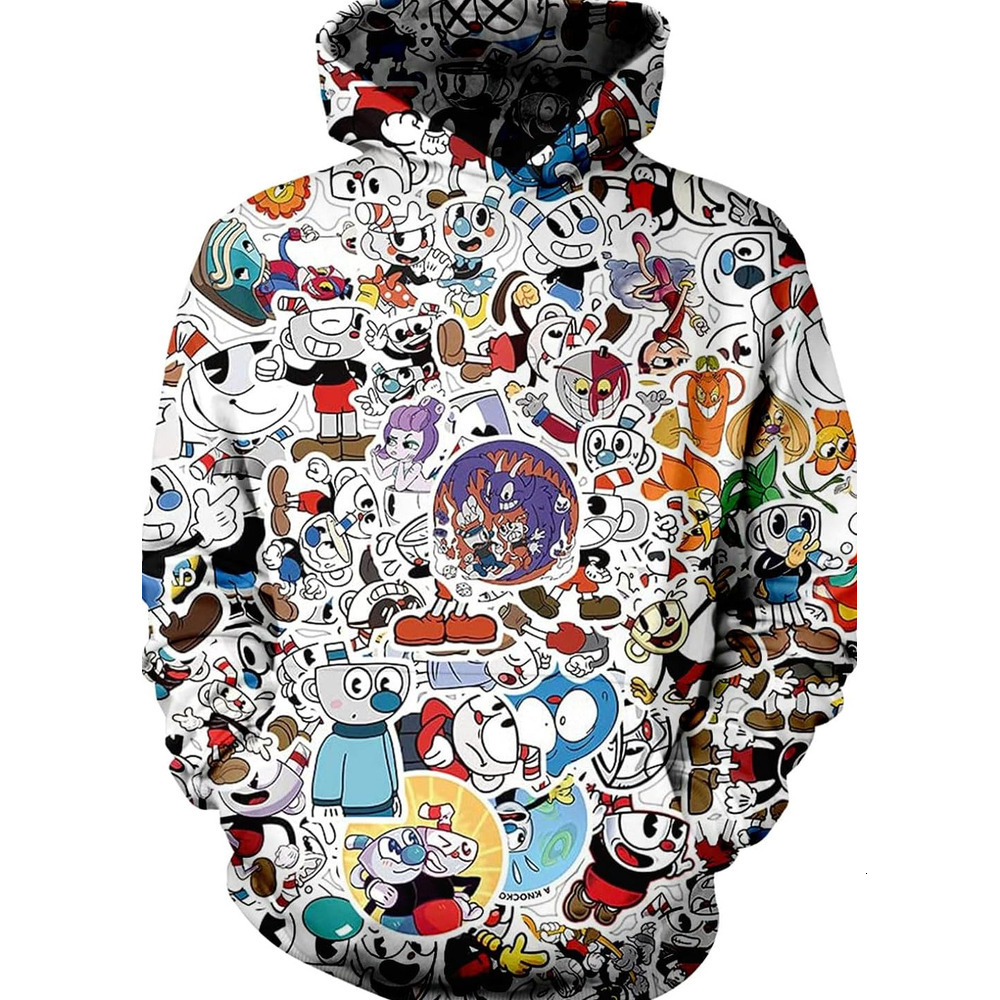 Hoodie for Mens Womens 3D Printed Cartoon Hoodie Kids Sweatshirt Pullover Novelty Hoody Party and Birthday Gifts for Boys and Girls Graphic Hoodies sw