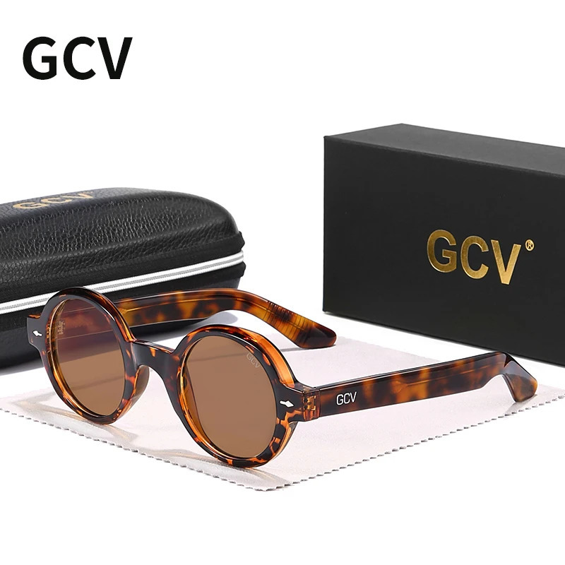 GCV fashion avant-garde acetate appearance patent n for women GM cat eye sunglasses polarizing and UV protection 241106