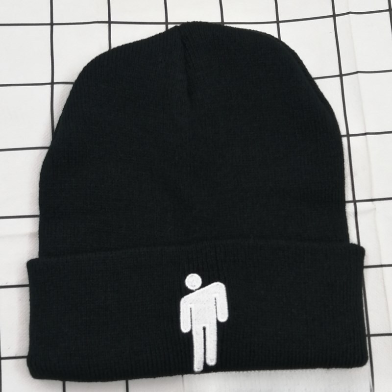 High quality design,men's women's autumn and winter double-layer embroidered figurines, candy colored knitted hats, pile hats