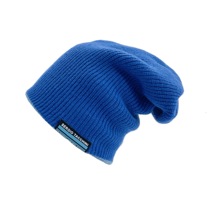 High quality design, autumn new men's women's knitted cloth pullover hat, cold resistant, warm and folded winter hat