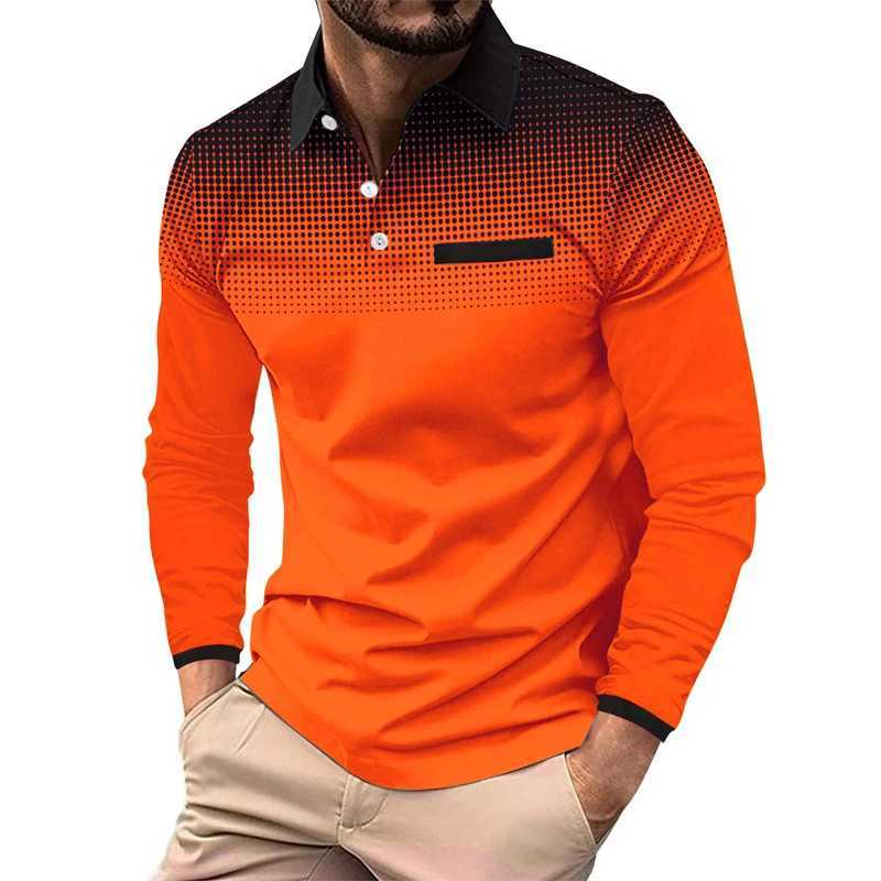 Mens casual long Sve casual style striped zipper striped spring autumn spring and summer regular suitable shirt W241106