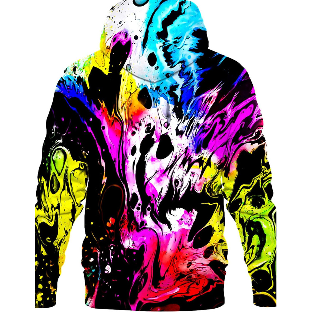 Hoodie for Mens Unisex 3D Printed Hooded Sweatshirt Casual Pullover Hoodie with Big Pockets Graphic handsome