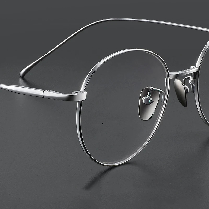 Top Quality Optical Computer Glasses Frames Men Women Ultralight Vintage Round Eyeglass Frame er Eyewear 241105
