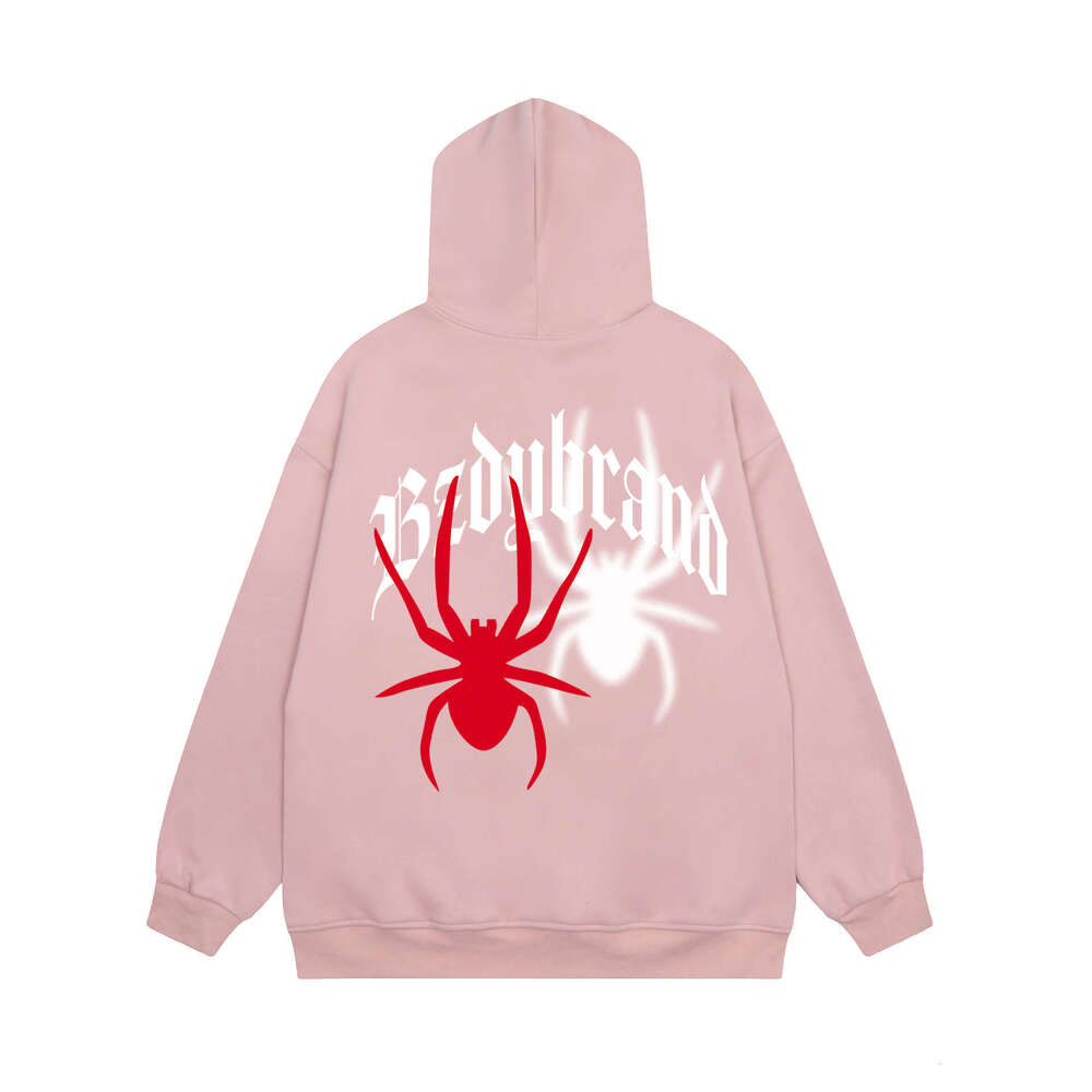 shanshi spider hoodie American fashion brand spider print hooded sweatshirt men and women hip-hop high street loose fitting pullover hoodie for couple