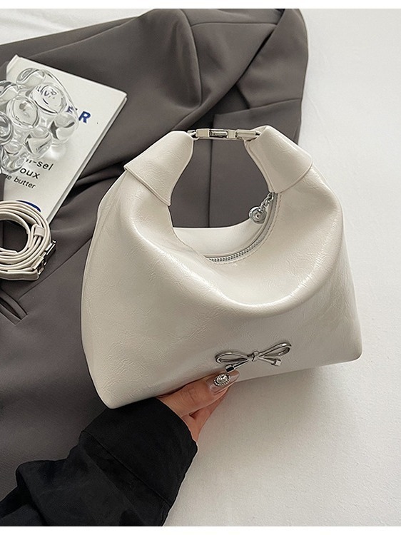 Small And High-end Hand-held Bow Tie Women's New Fashionable Single Shoulder Armpit Crossbody Bag Designer Bags Handbags Women