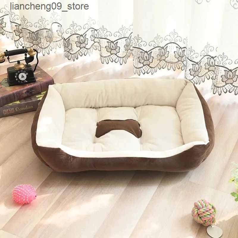 kennels pens Soft cat puppy sofa bed sleeping bag large dog bed small house padded cat bed padded pet products L240910