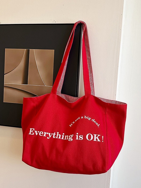 Casual Canvas For Women, Large Capacity New Versatile Single Shoulder Shopping Bag, Classroom Commuter Bag Designer Bags Handbags Women