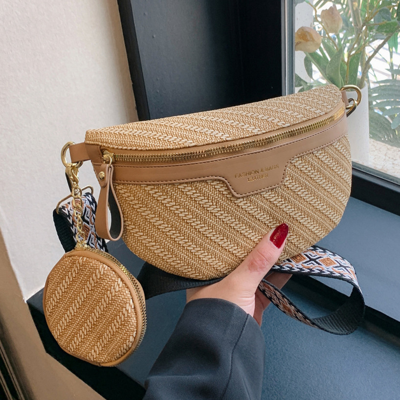 New Jacquard Weaving Designer Wallet Shoulder Bag Diagonal Cross Bag