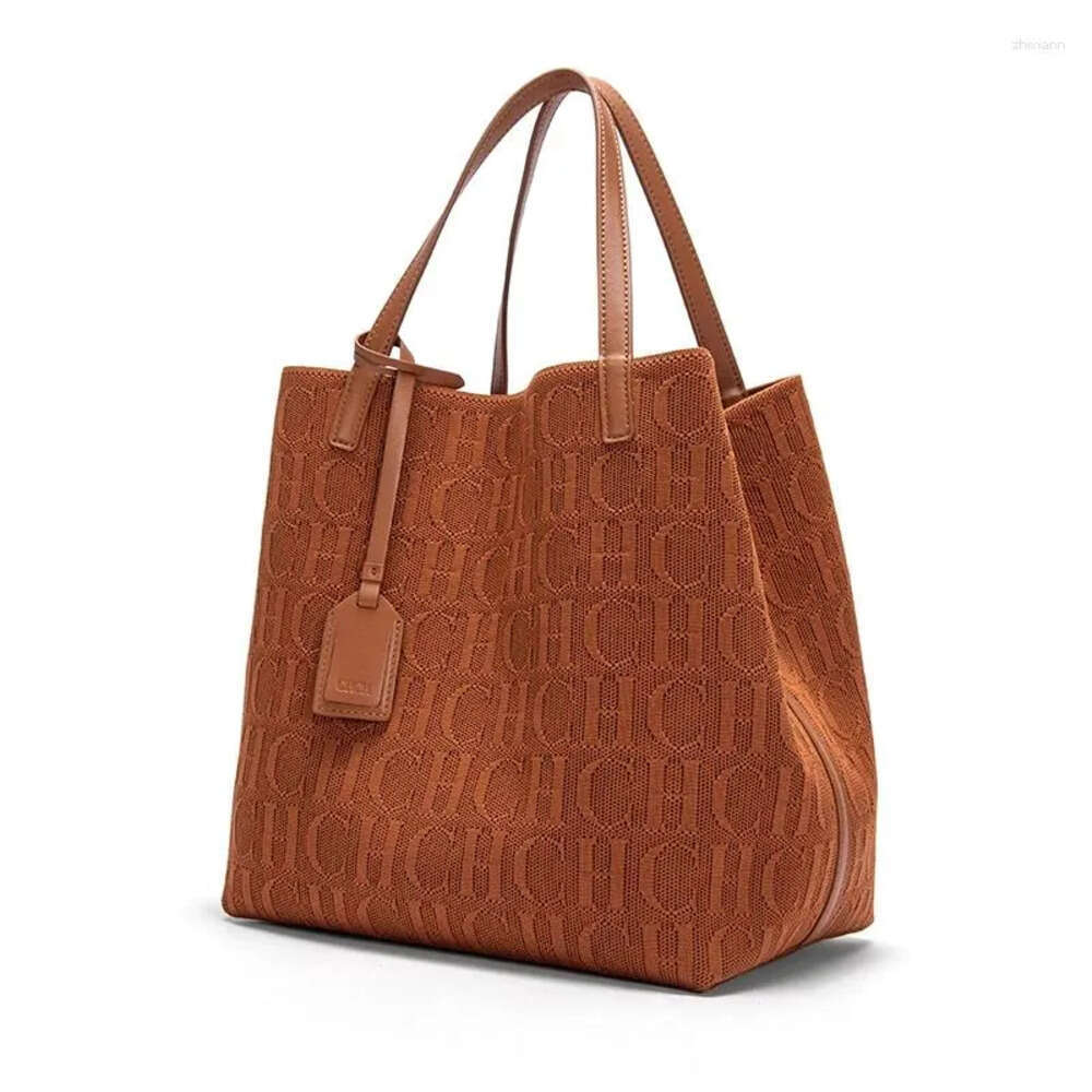 Totes Fashionable Classic Solid Color Outer Bag Women's Handbag Exquisite Handcrafted Weaving Large Capacity Ac15 66Ca