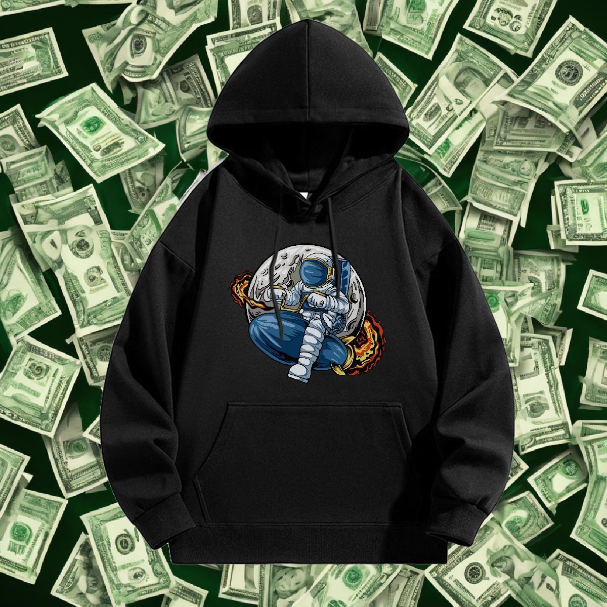 Classic Casual Hoodie For Man Breathable Long Sleeve Unisex Hoodie Pullover Custom Cartoon Tops Hoodie Daily Wear Warm Fleece