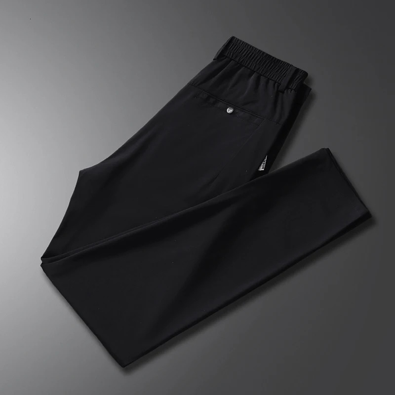 Classic Thin Mens Casual Pants Summer Breathable Comfortable Jogging Male Clothing Sweatpants Loose Fashion Youth Trousers 241104