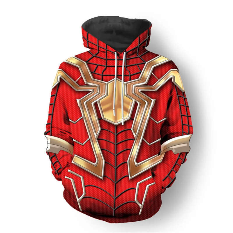 shanshi spider hoodie Web Peripheral Hoodie Pullover Men's and Women's Spider Series hoodie