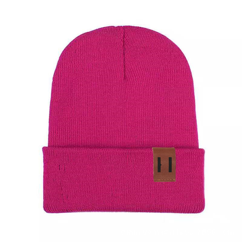 High quality design, knitted hat pile men's and women's double-layer elastic hat, hip-hop rolled edge hat