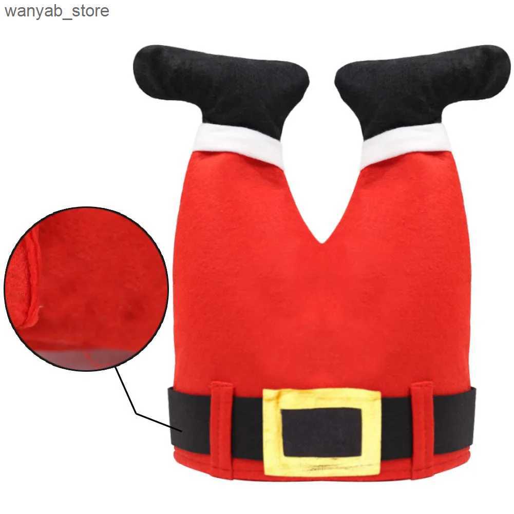 Wide Brim Hats Bucket Hats Santa Hat Costume Accessories Elf Pants Funny Hat Novelty Hat Crazy Hats Christmas Decorations L240910