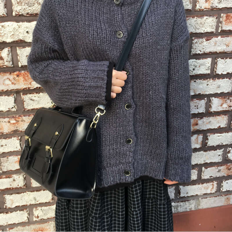 Designer Bag Korean Version Of Spring And Summer New Shoulder Crossbody Bag College Style Women's Bag Handbag Retro Oil Leather Women's Bag