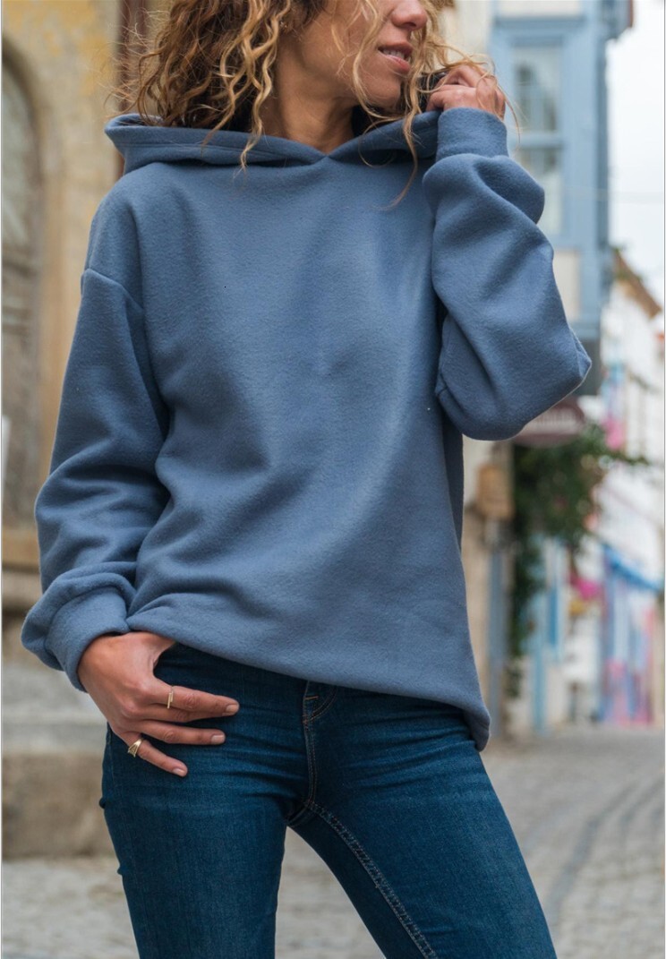 New designer's new autumn and winter fashion hooded long sleeved women's sportswear jacket