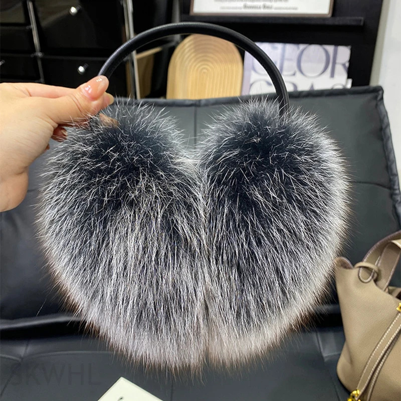 Winter Genuine Fox Fur Earrings Suitable for Women Natural Fox Fur Scarf Dual purpose Warm Fur Earrings Outdoor Solid Fur Scarf 241106
