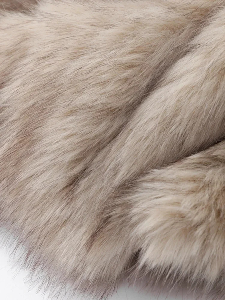 Women Faux Fur Coat Autumn Winter High Quality Fluffy Short Jacket Ladies Furry Fashion 241104