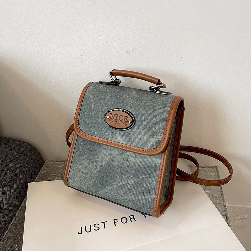 College Style Shoulder For Bags Handbags Women Velvet Backpack Versatile Hand-held Crossbody Bag Designer