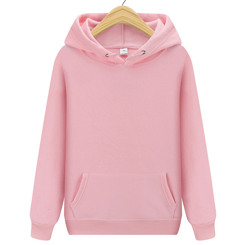 New Designer Men's and Women's 220g Light Color Splicing Hoodie Blank Wool Solid Color Hoodie Fashion Hoodie