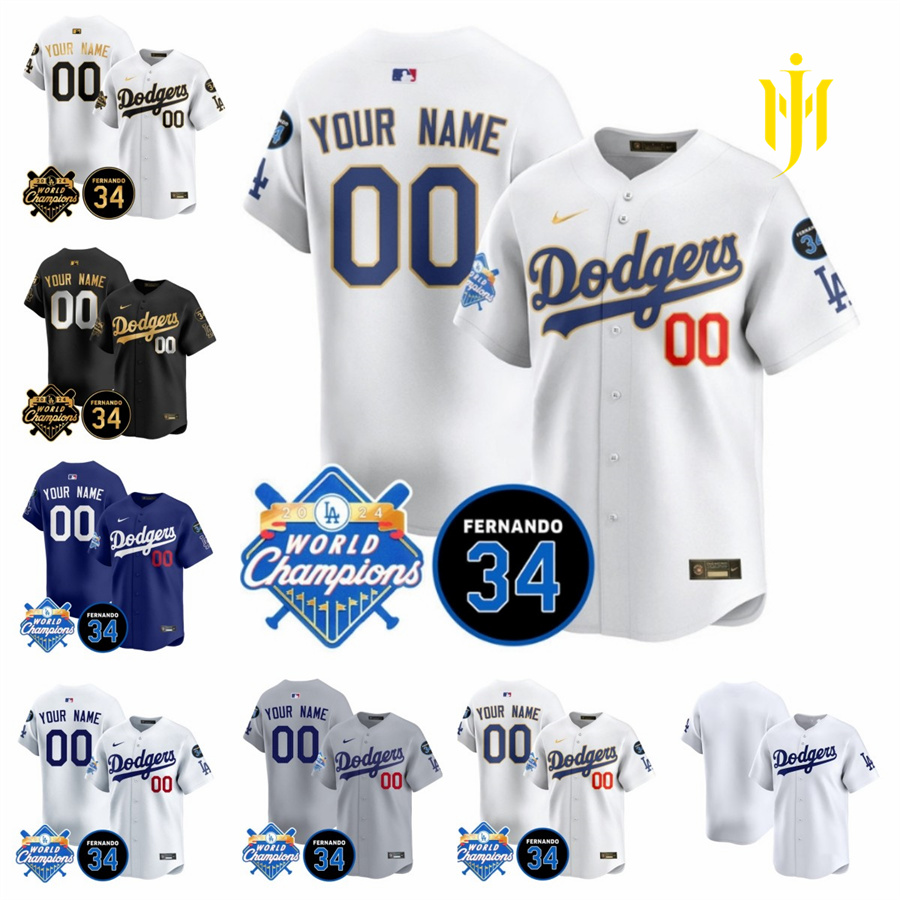 34 Fernando Valenzuela custom Jersey Baseball Jerseys 1981 2024 Stitched Dodger SHOHEI OHTANI 5 FREDDIE FREEMAN MOOKIE BETTS YOSHINOBU YAMAMOTO ENRIQUE HERNANDEZ