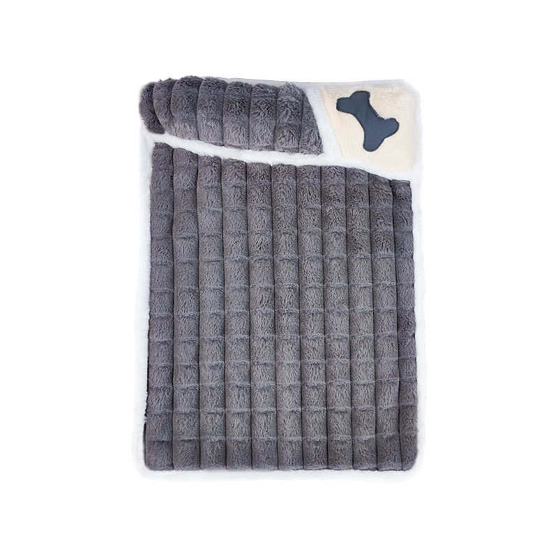 Thickened Dog Mat For Autumn And Winter, Warm Dog Bed, Dog Bed Removable Washable Small Rabbit Velvet Cat Pet Mat, Pet Bed Sofa In Stock 443
