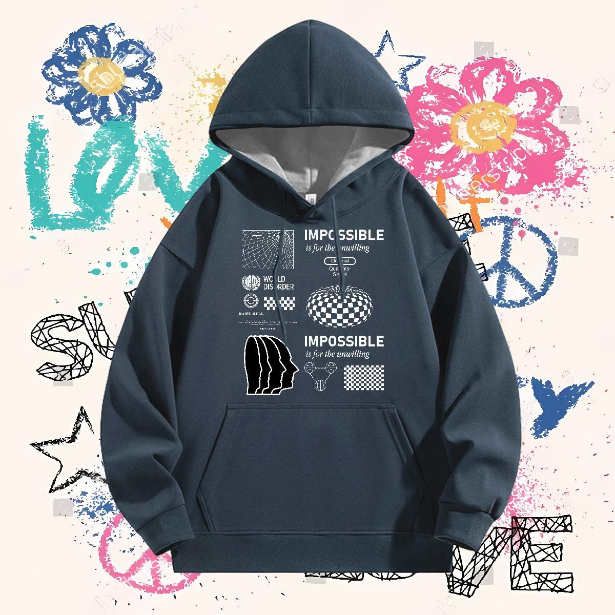 Fashion New Hoodie for Women Home Outdoor Free Shipping Women Hoodie DIY Logo Oversized Velvet Thick Top Hoody Breathable Soft