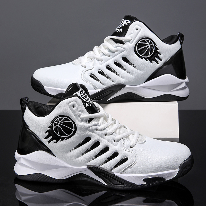 New Four Seasons Basketball Shoes Men's hot Breathable High Stretch Blue Sneakers Free shipping