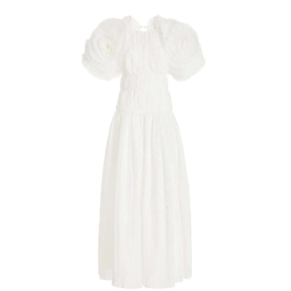 Special Ocns A- Ruffle Scoop Necke or-Length Short Sleeves tail Dresses Zipper Up Evening Dress bc19733