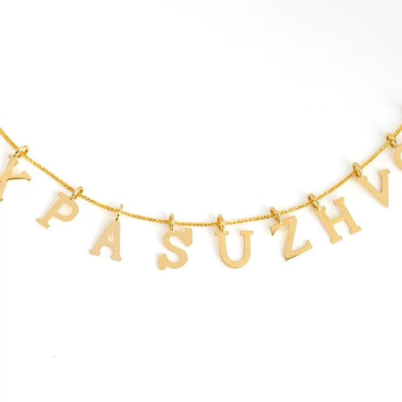 A genuine 18K gold pendant with pure AU750 letter small pendant simple and fashionable style exquisite jewelry gift for women 241106