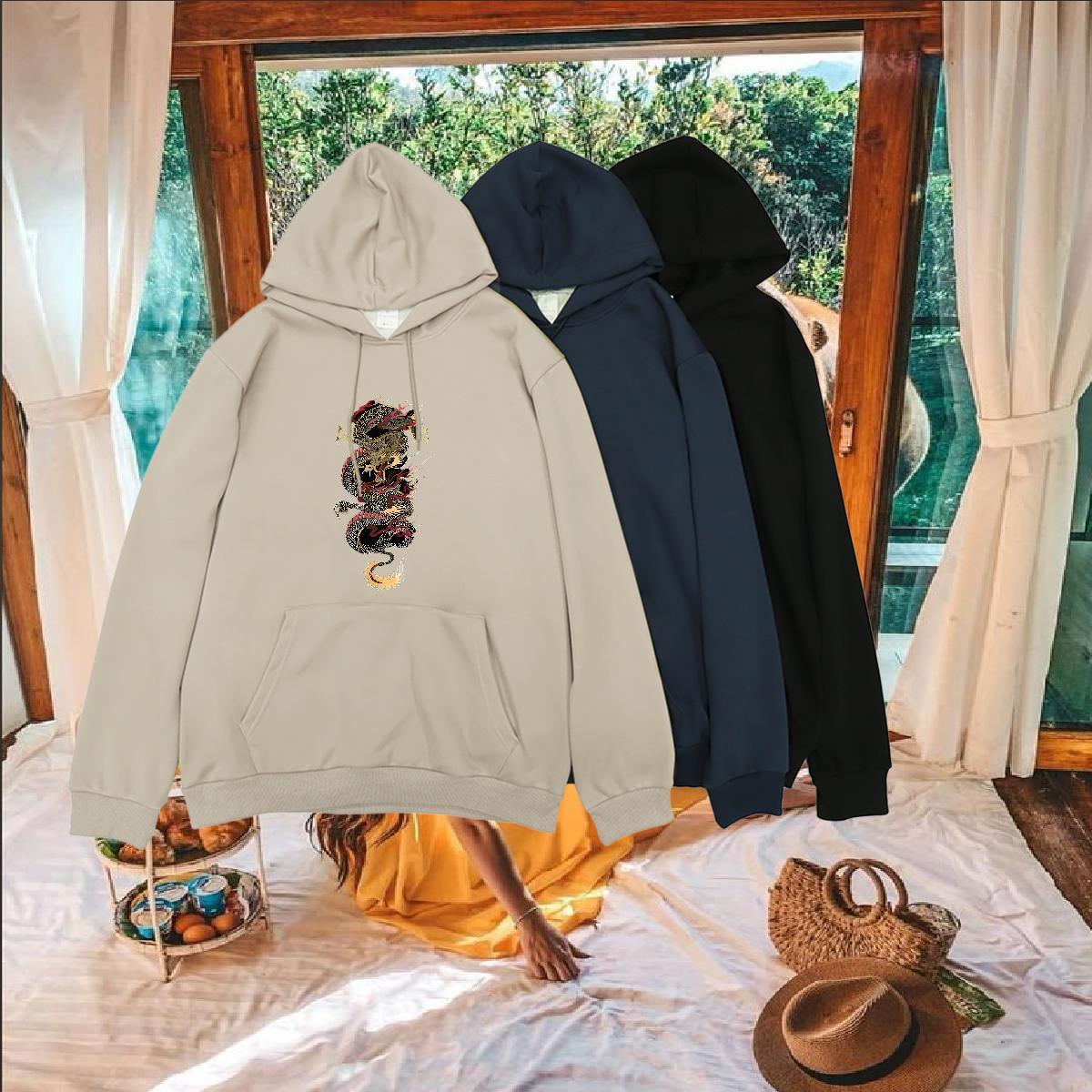 2024 DIY Mens Hoodie Sweatshirt Graphic High Quality Hoodie Pullover Tops Hoody Daily Wear Cotton 350g Hooded Collar Long Sleeve