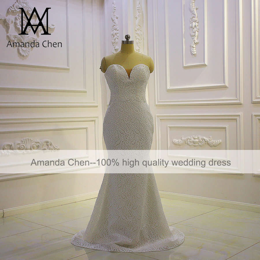brautkleid Simple Elegant Off Shoulder Lace Removable Skirt Wedding Dress
