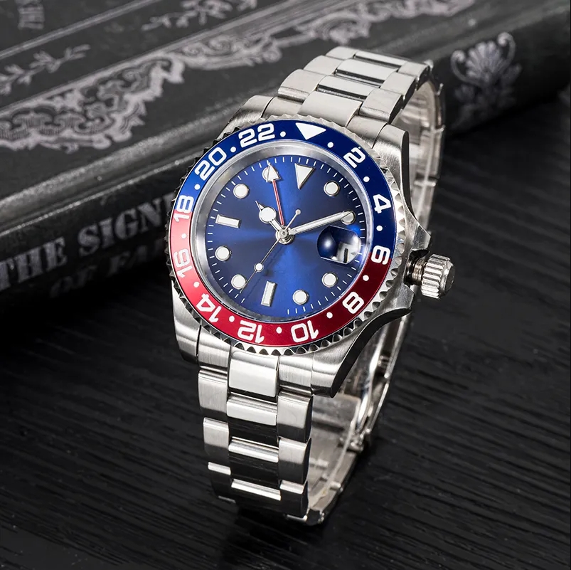 luxury designer mens watch automatic mechanical watches 41mm stainless steel gliding clasp swimming wristwatches sapphire watch