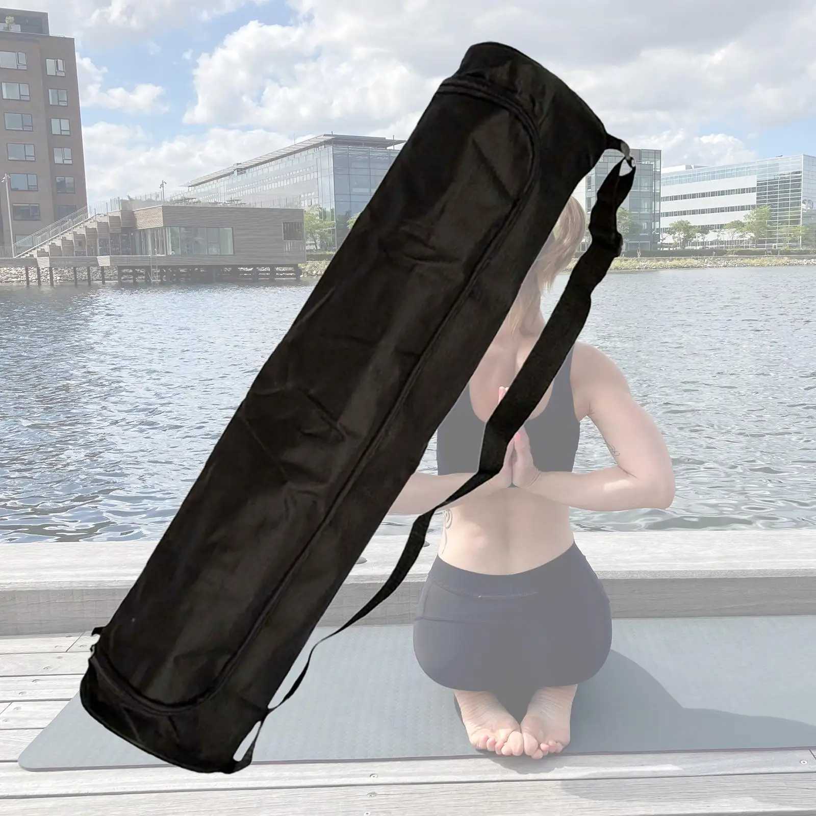 Yoga Mat Bag Sports Gym Bag Pilates Yoga Mat Storage Bag Exercise Oxford ClothXJ241106