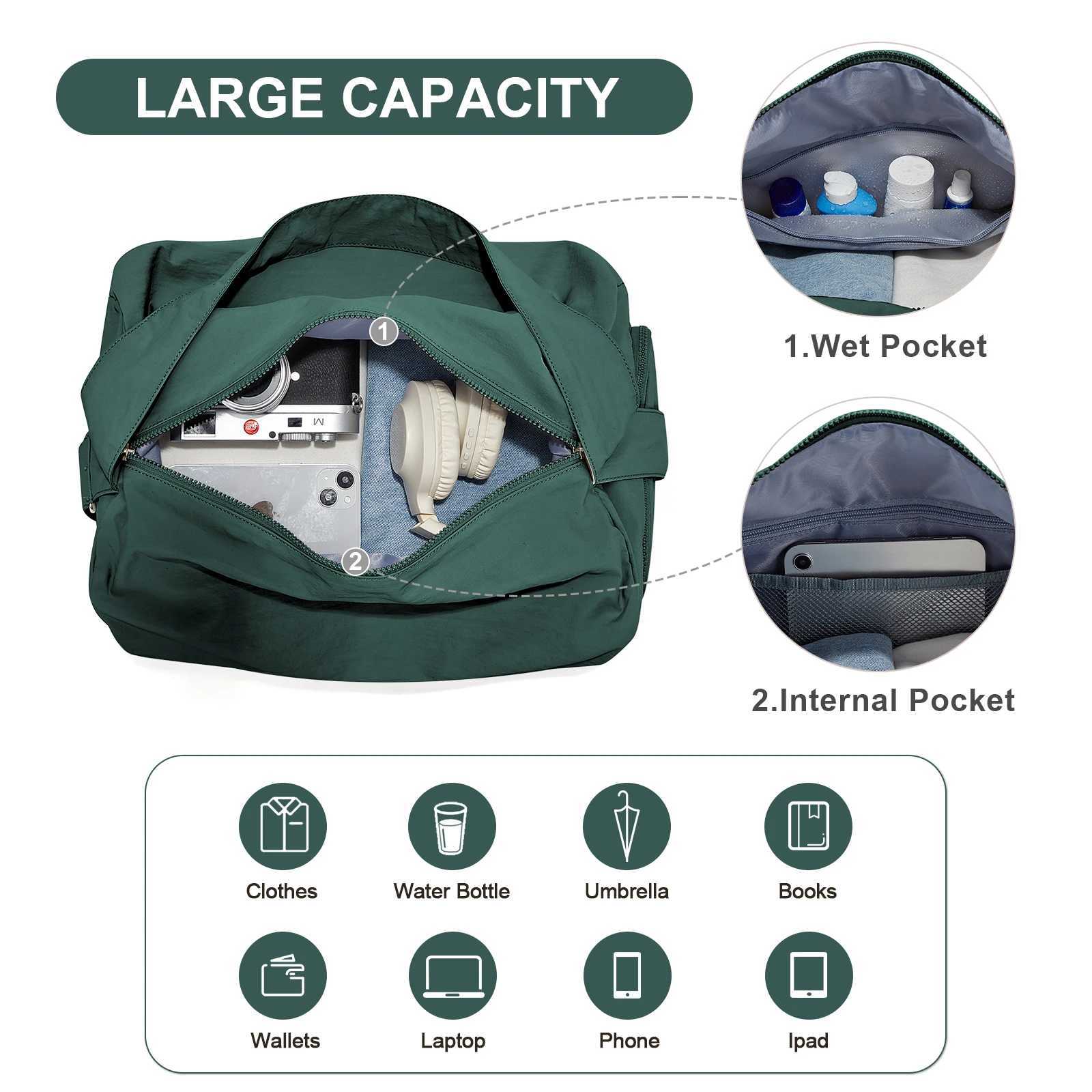 Sports fitn bag fa wet and dry separation training swimming bag large acity lightweight short-distance travel bag .XJ241106