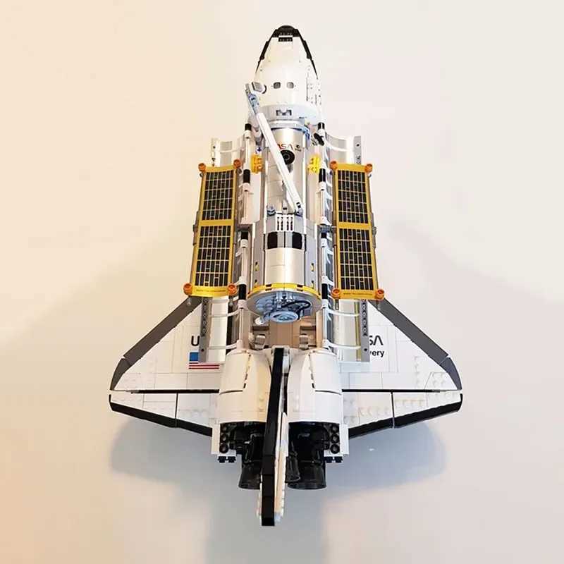 Blocks 2024 New Space Shuttle Discovery Model Building Blocks Toy Pace Space Shuttle Birthday Gift Compatible with 10283Y24110692KP