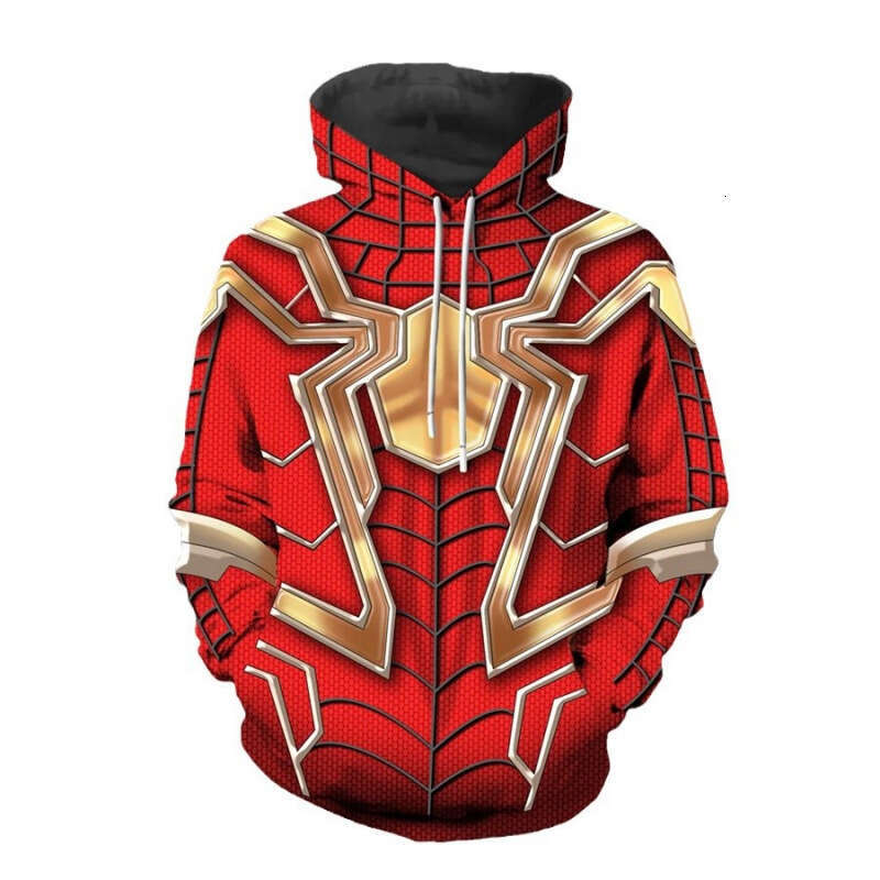 shanshi spider hoodie Web Peripheral Hoodie Pullover Men's and Women's Spider Series hoodie