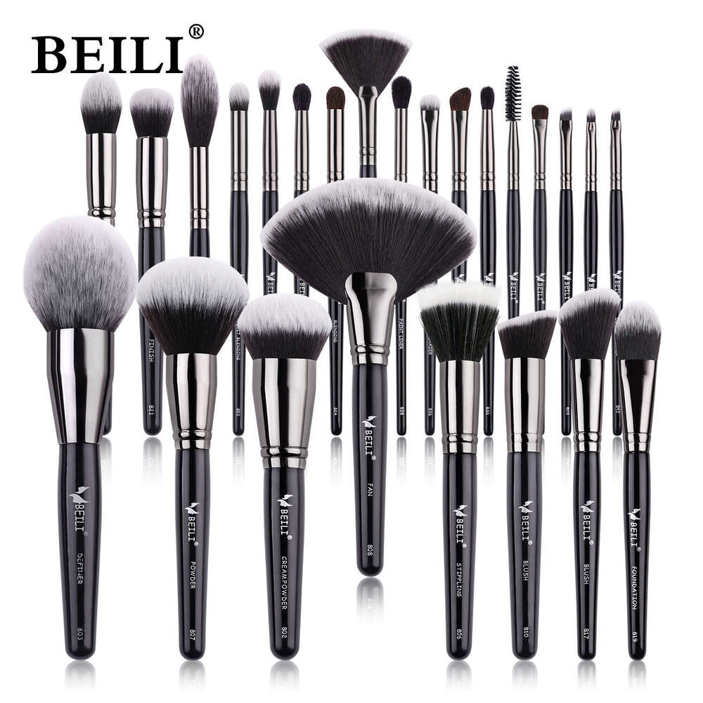 BEILI Brushes 25Pcs Makeup Set Cosmetic Foundation Brush Kit Eyeshadow Powder Blush Concealer Make Up Tool