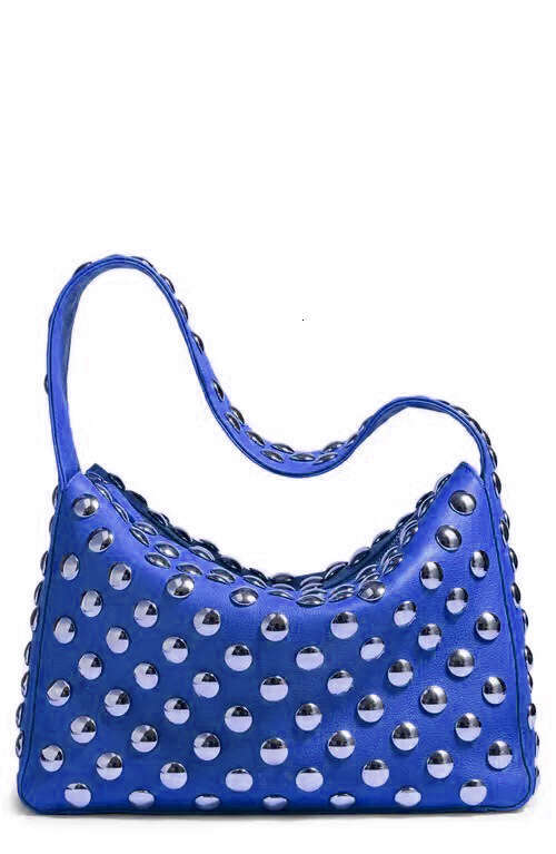 2024 OLOEY Autumn/Winter New Rivet Underarm Street Trendy Punk Women's Shoulder Bag Handbag