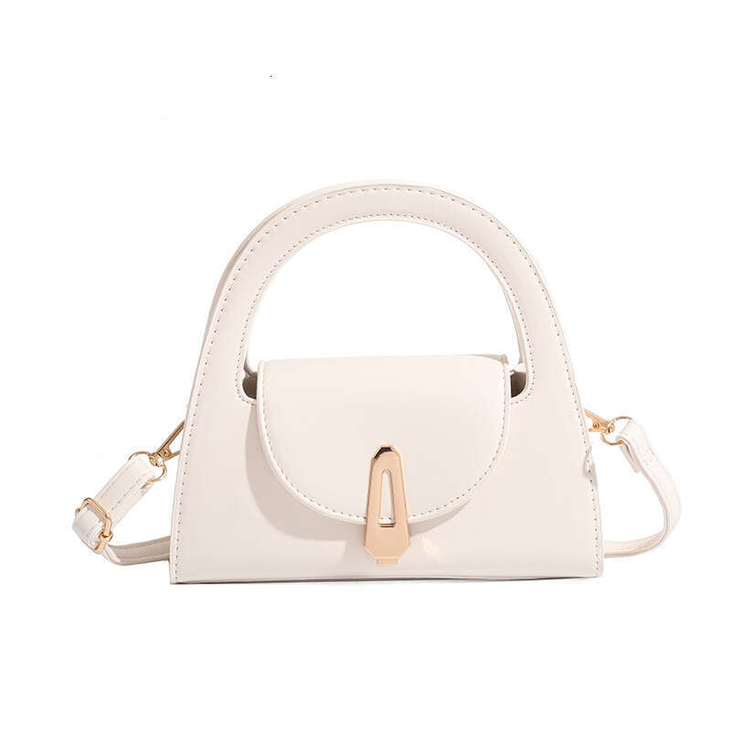 Designer Bag Niche Luxury Handbag Women's New Half-Round Shoulder Bag Versatile Commuter Retro Lock Crossbody Bag Tide Bags