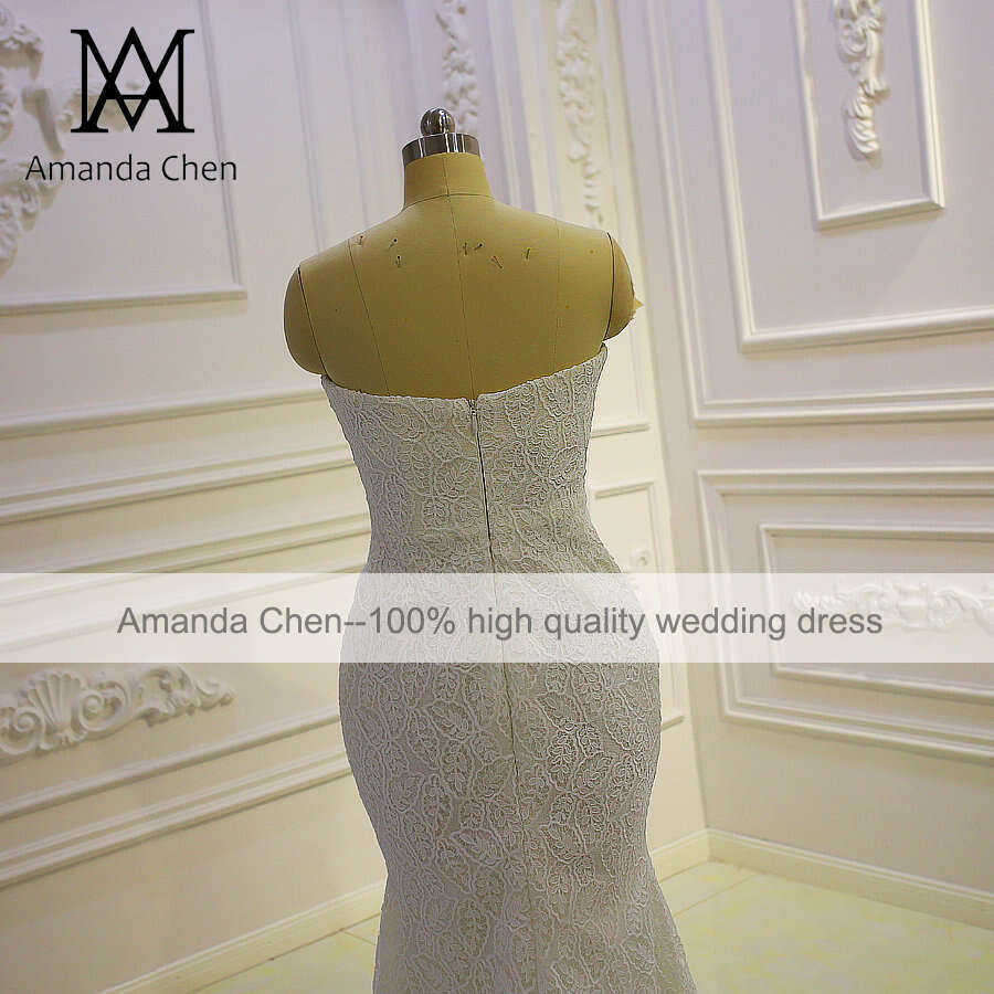 brautkleid Simple Elegant Off Shoulder Lace Removable Skirt Wedding Dress